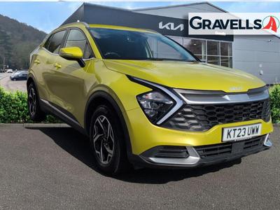 Used 2023 Kia SPORTAGE 1.6 T-GDi 2 SUV 5dr Petrol Manual Euro 6 (s/s) (148 bhp) Yellow at Gravells