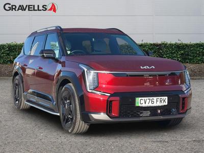 Used 2026 Kia EV9 99.8kWh GT-Line S SUV 5dr Electric Auto AWD (7 Seat) (378 bhp) Aurora Red at Gravells