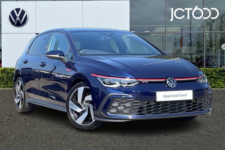 Used 2022 VOLKSWAGEN Golf 2.0 TSI GTI Hatchback 5dr Petrol DSG Euro 6 (s/s) (245 ps) Blue at JCT600