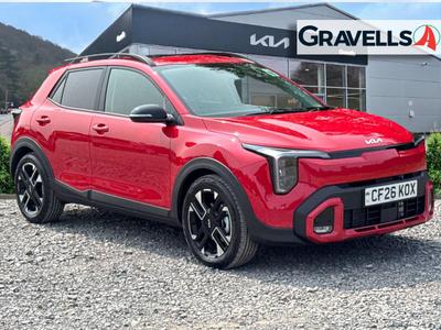 Used 2026 Kia STONIC 1.0 T-GDi MHEV GT-Line S SUV 5dr Petrol Hybrid DCT Euro 6 (s/s) (113 bhp) blaze red at Gravells