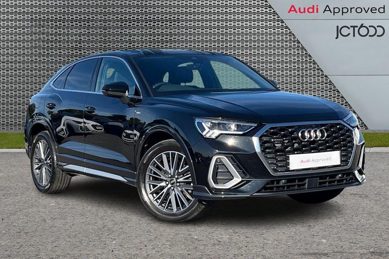 Used 2022 AUDI Q3 2.0 TFSI 45 S line Sportback 5dr Petrol S Tronic quattro Euro 6 (s/s) (245 ps) Black at JCT600