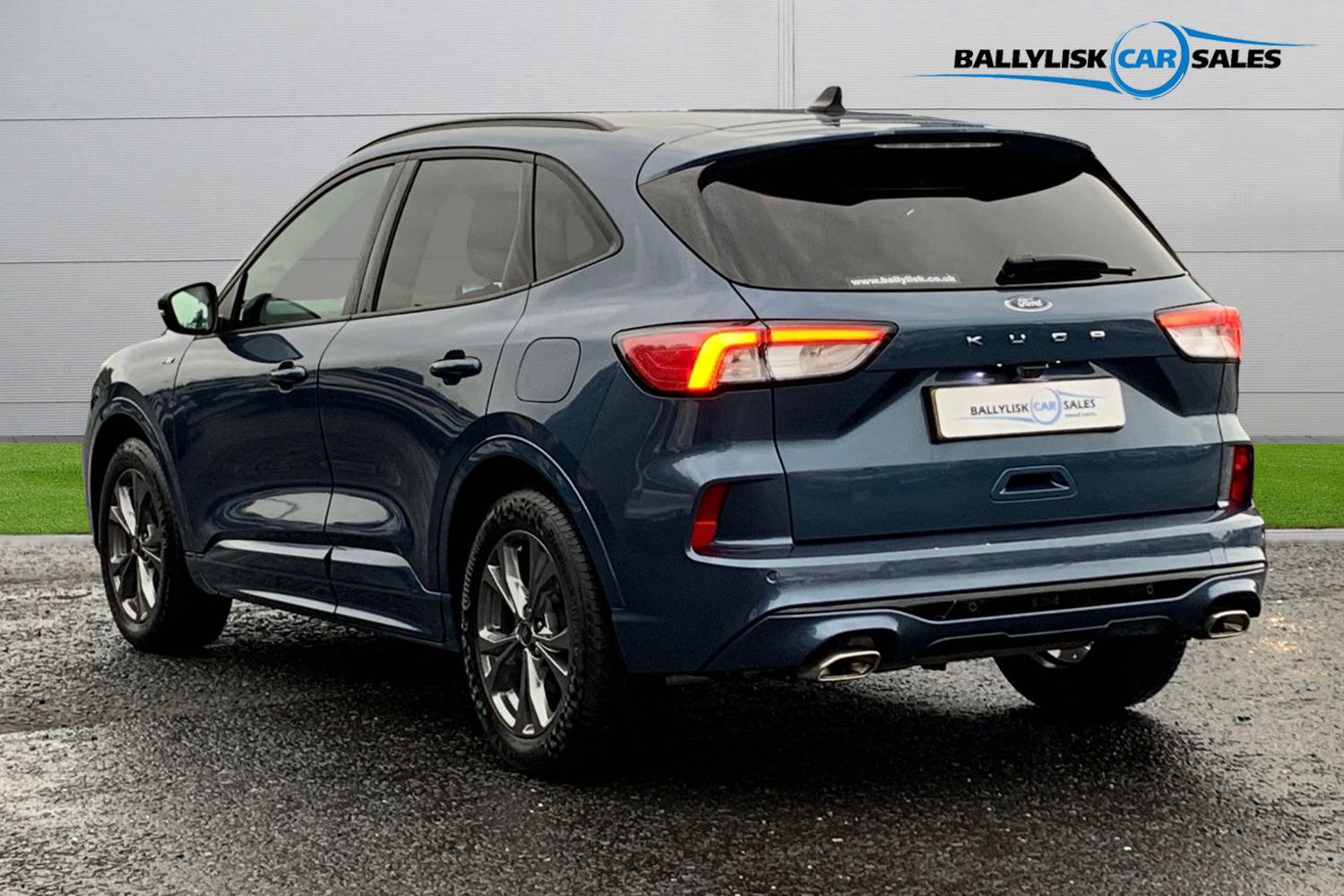 2021 Ford Kuga 1.5T EcoBoost 150PS ST-Line Edition in Chrome Blue with only 17K - vehicle photo 2 for sale on PureCar