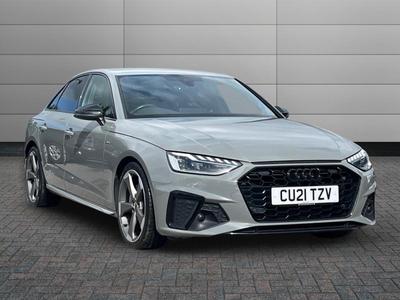 Used 2021 Audi A4 2.0 TFSI 40 Black Edition S Tronic Euro 6 (s/s) 4dr at Sinclair Direct
