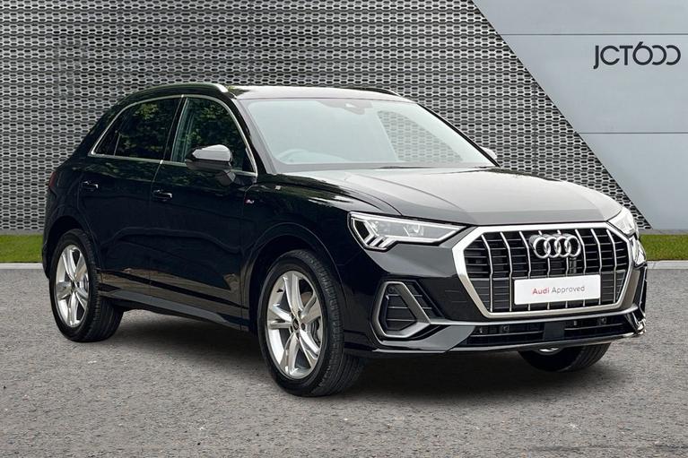 Used 2024 AUDI Q3 S line 35 TFSI 150 PS S tronic Mythos black at JCT600