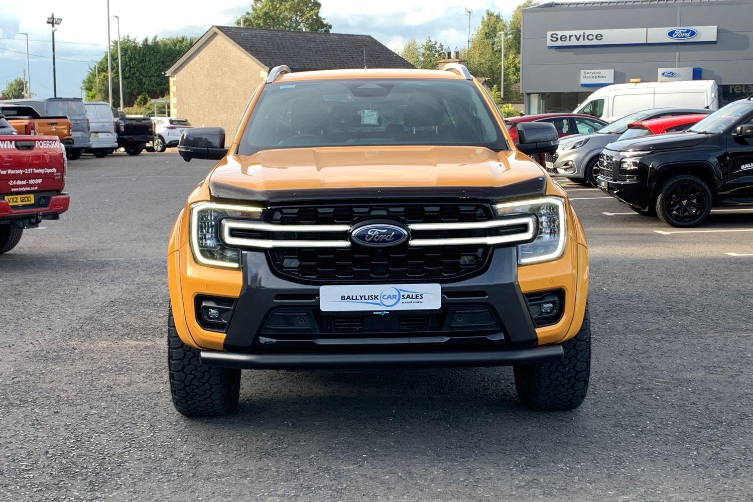 2023 Ford Ranger Wildtrak 2.0 Ecoblue Auto 4WD in Cyber Orange with 28K - vehicle photo 4 for sale on PureCar
