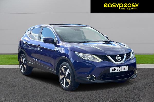 Used 2016 Nissan QASHQAI 1.2 DiG-T N-Connecta [Executive Pack] 5dr Ink Blue at easypeasy