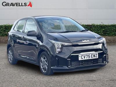 Used 2025 Kia PICANTO 1.0 2 Hatchback 5dr Petrol Manual Euro 6 (s/s) (62 bhp) Black at Gravells