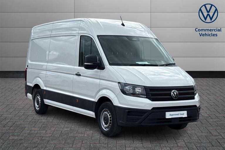 Used 2025 Volkswagen Crafter 2.0 TDI CR35 Commerce Plus Panel Van 5dr Diesel Manual FWD MWB High Roof Euro 6 (s/s) (140 ps) Candy White at JCT600