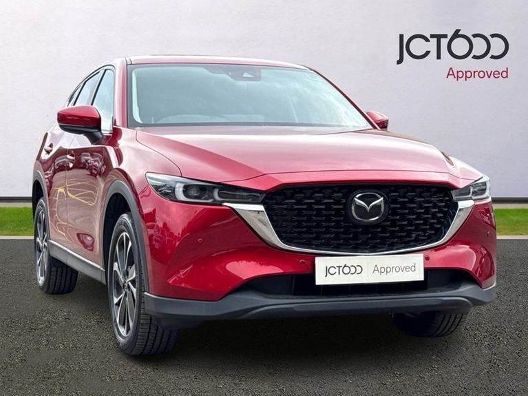 Used 2023 MAZDA CX-5 2.0 e-SKYACTIV G MHEV Exclusive-Line SUV 5dr Petrol Manual Euro 6 (s/s) (165 ps) Red at JCT600