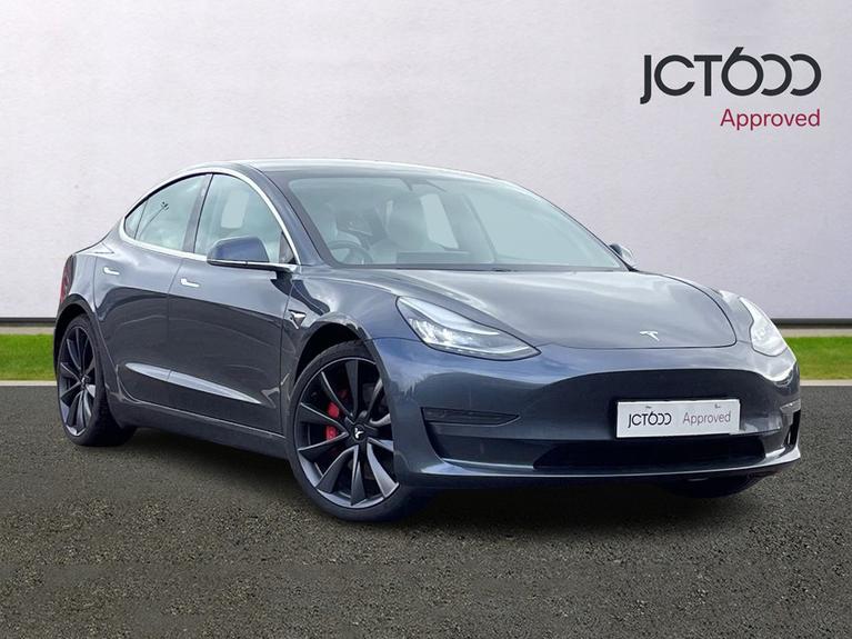 Used 2020 TESLA Model 3 (Dual Motor) Performance Saloon 4dr Electric Auto 4WDE (Performance Upgrade) (449 bhp) Grey at JCT600