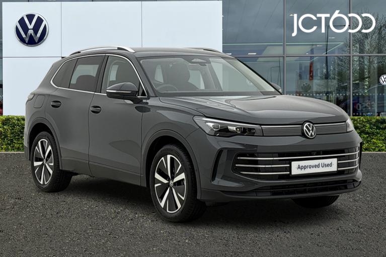 Used 2025 Volkswagen Tiguan 1.5 eTSI MHEV Elegance SUV 5dr Petrol Hybrid DSG Euro 6 (s/s) (150 ps) Grey at JCT600