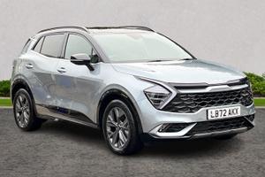 Kia Sportage 1.6 T-GDi ISG HEV GT-LINE S in Lunar Silver With Black ...