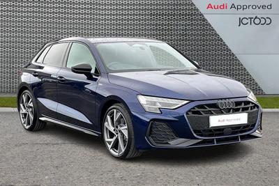 2026 AUDI A3 1.5 TFSI Black Edition Sportback 5dr Petrol S Tronic Euro 6 (s/s) (150 ps) at JCT600