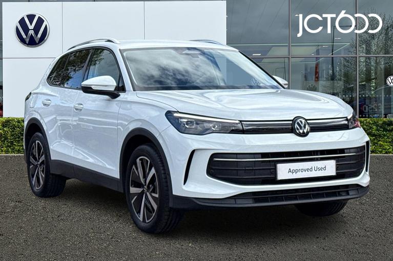 Used 2026 VOLKSWAGEN Tiguan 1.5 eTSI MHEV Match SUV 5dr Petrol Hybrid DSG Euro 6 (s/s) (150 ps) White at JCT600