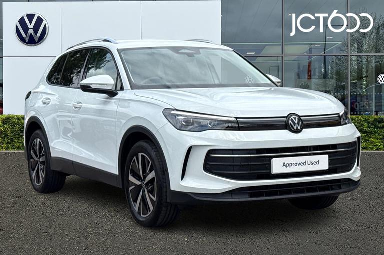 Used 2026 VOLKSWAGEN Tiguan 1.5 eTSI MHEV Match SUV 5dr Petrol Hybrid DSG Euro 6 (s/s) (150 ps) White at JCT600