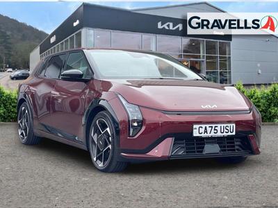 Used 2025 Kia EV4 81.4kWh GT-Line Hatchback 5dr Electric Auto (201 bhp) Red at Gravells