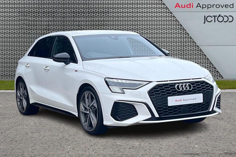 Used 2021 AUDI A3 1.5 TFSI 35 Edition 1 Sportback 5dr Petrol S Tronic Euro 6 (s/s) (150 ps) White at JCT600