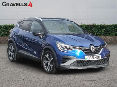 Used 2021 Renault CAPTUR 1.3 TCe RS Line SUV 5dr Petrol EDC Euro 6 (s/s) (140 ps) Iron Blue with Diamond Black r at Gravells