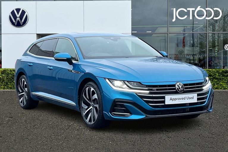 Used 2023 Volkswagen Arteon 2.0 TDI 200 4MOTION R-Line 5dr DSG Blue at JCT600