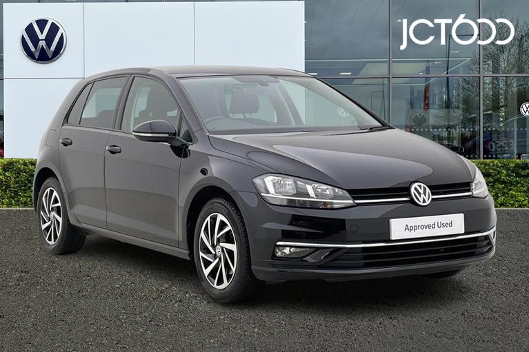 Used 2019 VOLKSWAGEN Golf 1.5 TSI EVO Match Hatchback 5dr Petrol Manual Euro 6 (s/s) (150 ps) Deep Black at JCT600