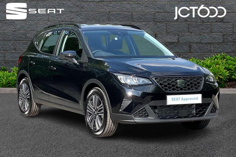 Used 2024 SEAT Arona 1.0 TSI SE SUV 5dr Petrol DSG Euro 6 (s/s) (110 ps) Midnight Black/Magnetic Tech Grey at JCT600