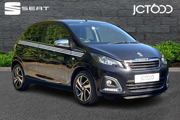 Used 2020 PEUGEOT 108 1.0 Collection Hatchback 5dr Petrol Manual Euro 6 (s/s) (72 ps) Black at JCT600