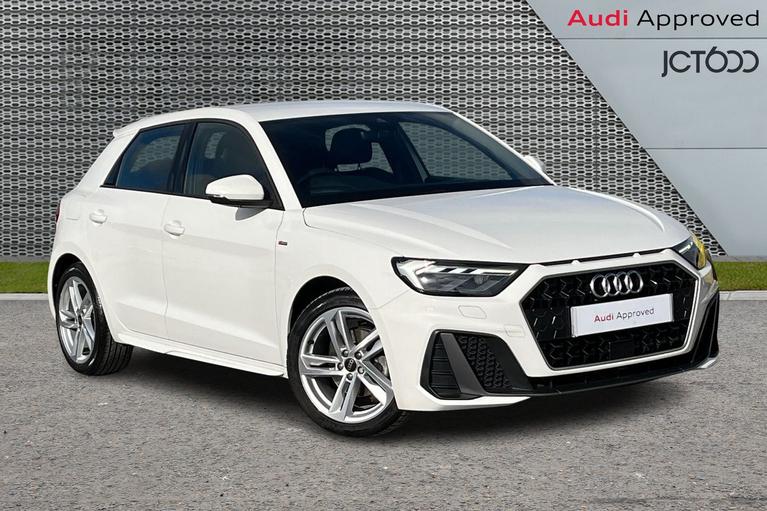 Used 2023 AUDI A1 35 TFSI S Line 5dr S Tronic Shell white, solid at JCT600