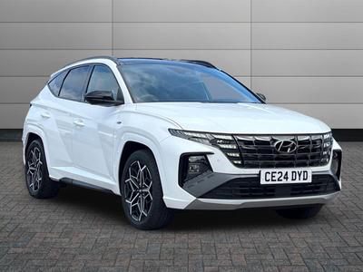 Used 2024 Hyundai TUCSON 1.6 T-GDi 13.8kWh N Line S SUV 5dr Petrol Plug-in Hybrid Auto 4WD Euro 6 (s/s) (265 ps) at Sinclair Direct