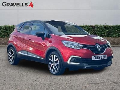 Used 2019 Renault CAPTUR 1.3 TCe ENERGY S Edition SUV 5dr Petrol Manual Euro 6 (s/s) (130 ps) Flame Red with Diamond Black r at Gravells