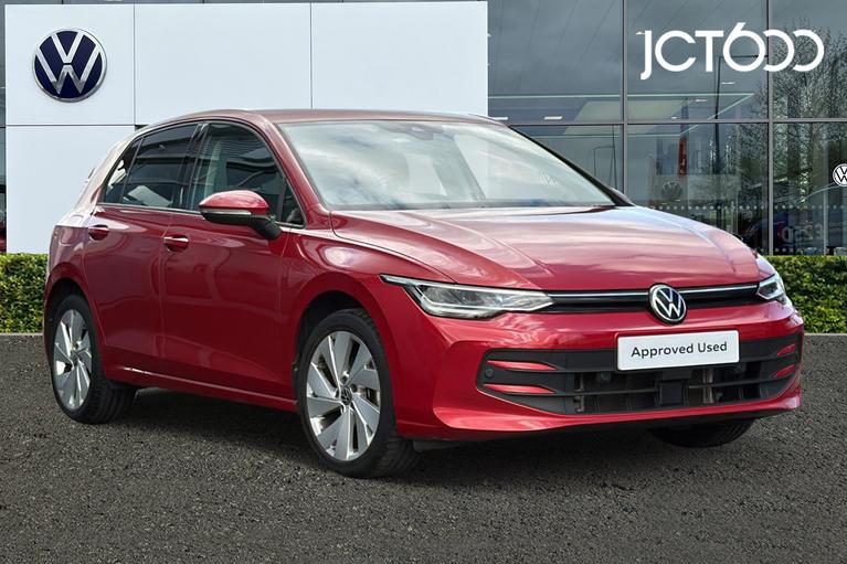 Used 2024 VOLKSWAGEN Golf 1.5 TSI Match Hatchback 5dr Petrol Manual Euro 6 (s/s) (150 ps) Red at JCT600