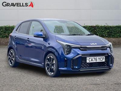 Used 2026 Kia PICANTO 1.0 GT-Line S Hatchback 5dr Petrol AMT Euro 6 (s/s) (67 bhp) Yacht Blue at Gravells
