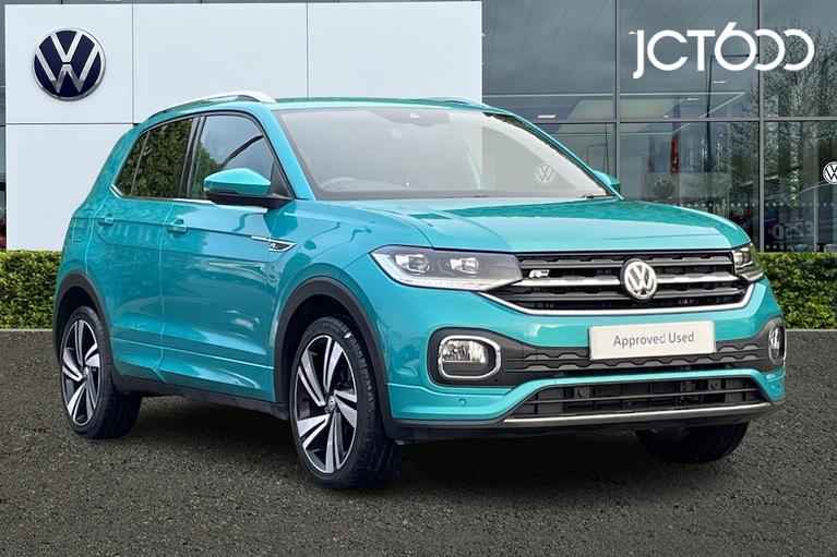 Used 2020 Volkswagen T-Cross R-Line 1.5 TSI EVO 150PS 7-speed DSG Makena Turquoise at JCT600