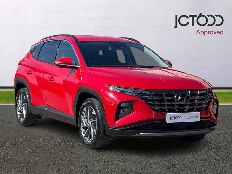 Used 2023 HYUNDAI Tucson 1.6 T-GDi Premium SUV 5dr Petrol Manual Euro 6 (s/s) (150 ps) Red at JCT600