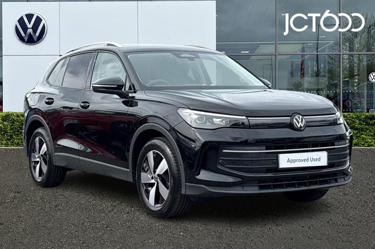 Used 2026 VOLKSWAGEN Tiguan 1.5 eTSI 150 Match 5dr DSG Grenadilla Black Metallic at JCT600