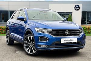 T Roc R Line Blue Used 2020 Volkswagen T-Roc R-Line Tsi Evo S-A £22,499 22,164 miles Blue ...