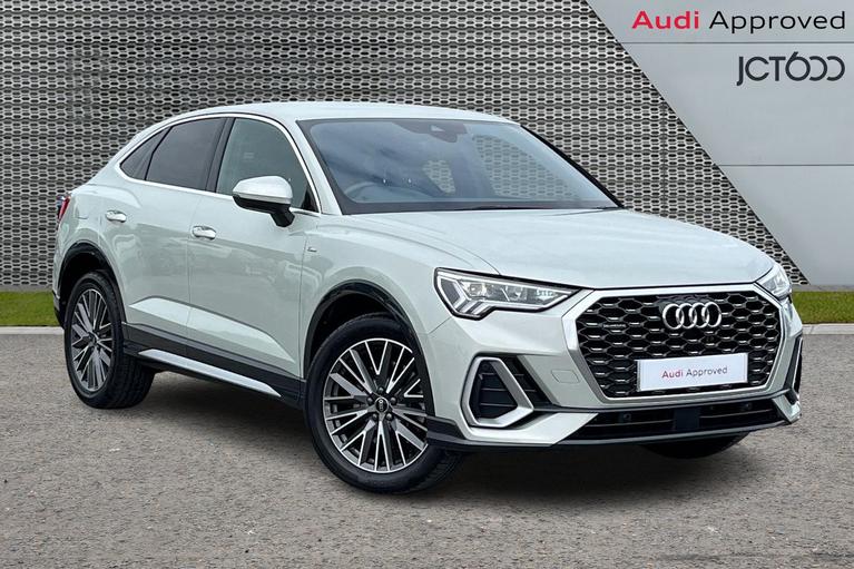 Used 2023 Audi Q3 45 TFSI 245 Quattro S Line 5dr S Tronic [Leather] Dew silver, metallic at JCT600