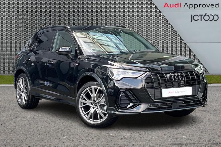 Used 2024 AUDI Q3 1.5 TFSI CoD 35 Black Edition SUV 5dr Petrol S Tronic Euro 6 (s/s) (150 ps) Black at JCT600