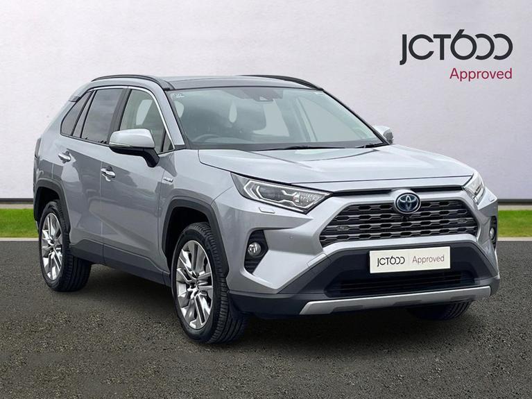 Used 2021 TOYOTA Rav4 2.5 VVT-h GPF Excel SUV 5dr Petrol Hybrid CVT Euro 6 (s/s) (218 ps) Silver at JCT600