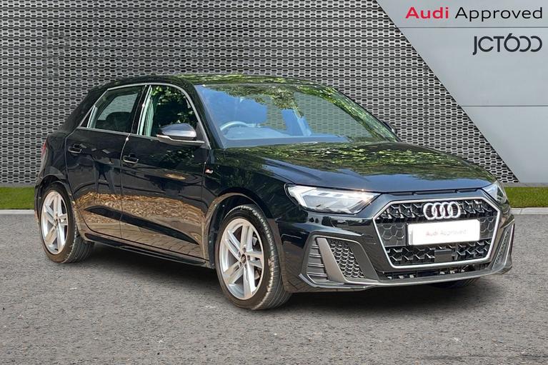 Used 2023 AUDI A1 Sportback S line 25 TFSI 95 PS 5-speed Mythos black at JCT600