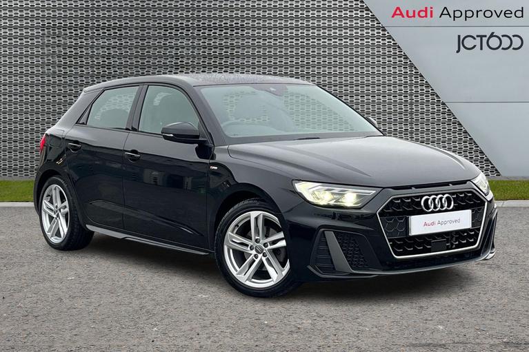 Used 2020 AUDI A1 1.0 TFSI 30 S line Sportback 5dr Petrol Manual Euro 6 (s/s) (116 ps) Mythos Black Metallic at JCT600