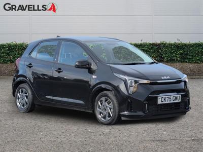 Used 2025 Kia PICANTO 1.0 2 Hatchback 5dr Petrol Manual Euro 6 (s/s) (62 bhp) Black at Gravells