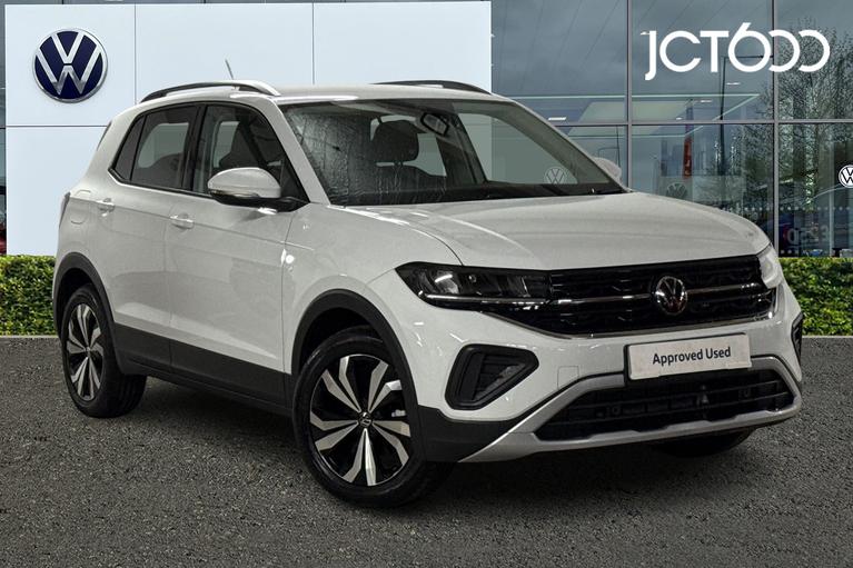 Used 2026 VOLKSWAGEN T-Cross 1.0 TSI Match SUV 5dr Petrol Manual Euro 6 (s/s) (95 ps) White at JCT600