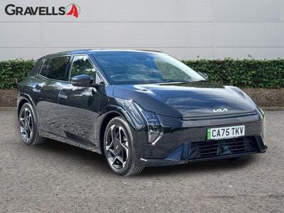 Used 2025 Kia EV4 81.4kWh GT-Line Hatchback 5dr Electric Auto (201 bhp) Black at Gravells