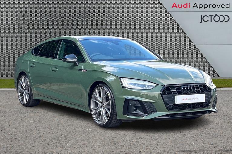 Used 2022 AUDI A5 2.0 TDI 40 Vorsprung Sportback 5dr Diesel S Tronic quattro Euro 6 (s/s) (204 ps) Green at JCT600