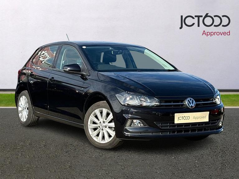 Used 2018 VOLKSWAGEN Polo 1.0 TSI SEL Hatchback 5dr Petrol Manual Euro 6 (s/s) (115 ps) Black at JCT600