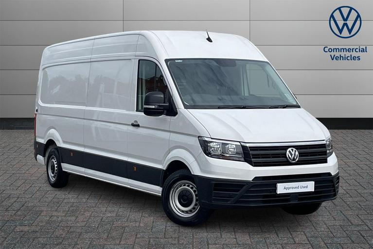 Used 2023 VOLKSWAGEN Crafter CR35 Trendline Panel Van FWD LWB Euro 6 140ps *SAT NAV*REAR CAMERA*BUSINESS PACK* Candy White at JCT600