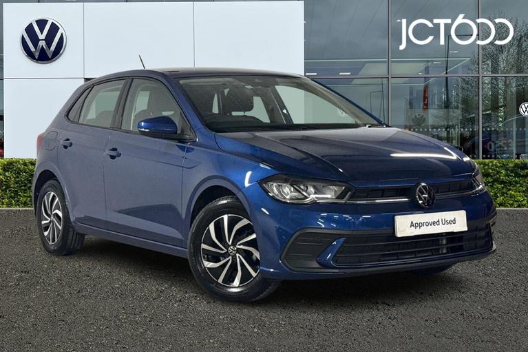 Used 2024 Volkswagen Polo 1.0 TSI Life Hatchback 5dr Petrol DSG Euro 6 (s/s) (95 ps) Blue at JCT600