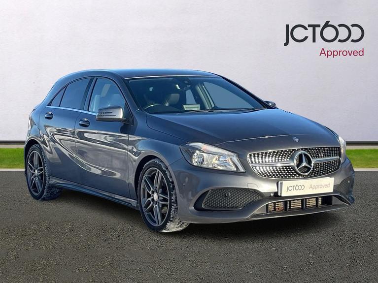 Used 2017 MERCEDES-BENZ A Class 1.5 A180d AMG Line (Executive) Hatchback 5dr Diesel 7G-DCT Euro 6 (s/s) (109 ps) Grey at JCT600