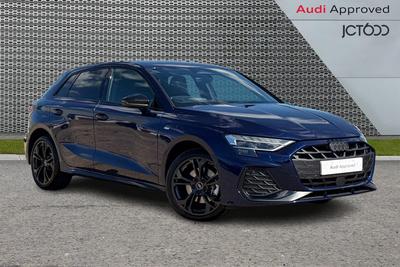 2026 AUDI A3 1.5 TFSIe Black Edition Sportback 5dr Petrol Plug-in Hybrid S Tronic Euro 6 (s/s) 17.9kWh (204 ps) at JCT600