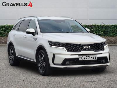 Used 2022 Kia SORENTO 2.2 CRDi 3 SUV 5dr Diesel DCT AWD Euro 6 (s/s) (190 bhp) WHITE PEARL at Gravells